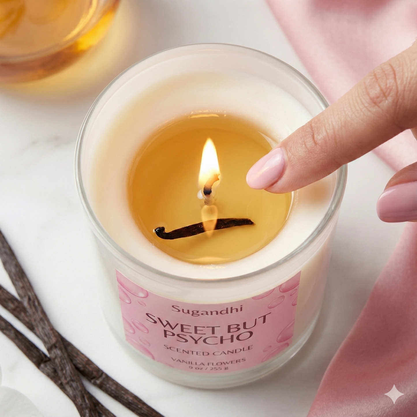Sweet But Psycho – Vanilla Massage Candle 🍦💥