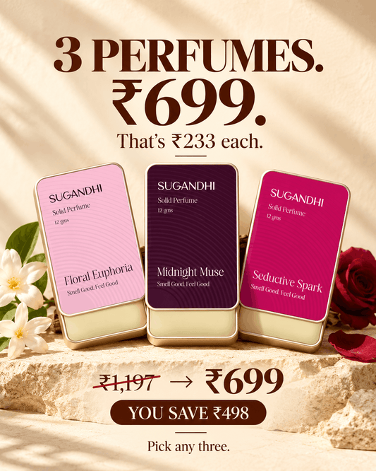 Pack of 3 Solid Perfumes