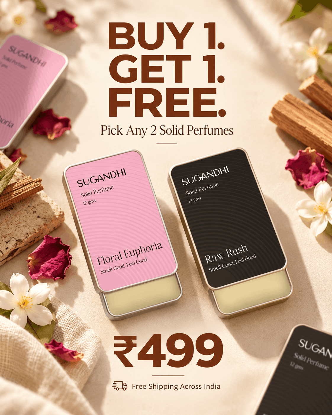 Buy 1 Get 1 Free – India’s Best Solid Perfumes