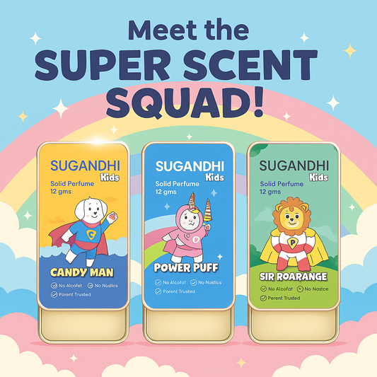 Super Scent Squad - Pack of 3 Solid Perfumes for Kids