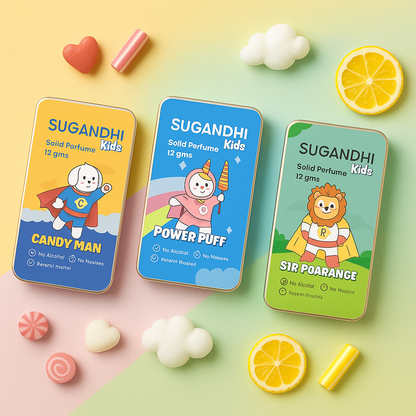Super Scent Squad - Pack of 3 Solid Perfumes for Kids