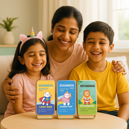 Super Scent Squad - Pack of 3 Solid Perfumes for Kids