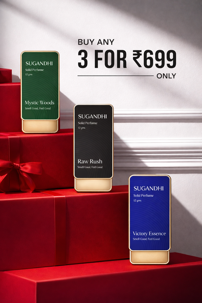 Pack of 3 Solid Perfumes