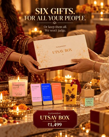 Diwali Utsav Box – 6 Fragrances for Home, Car & Family