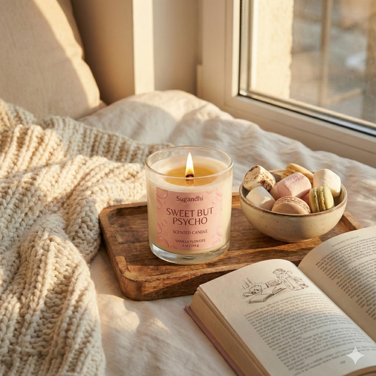 Sweet But Psycho – Vanilla Massage Candle 🍦💥