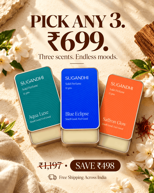Pack of 3 Solid Perfumes