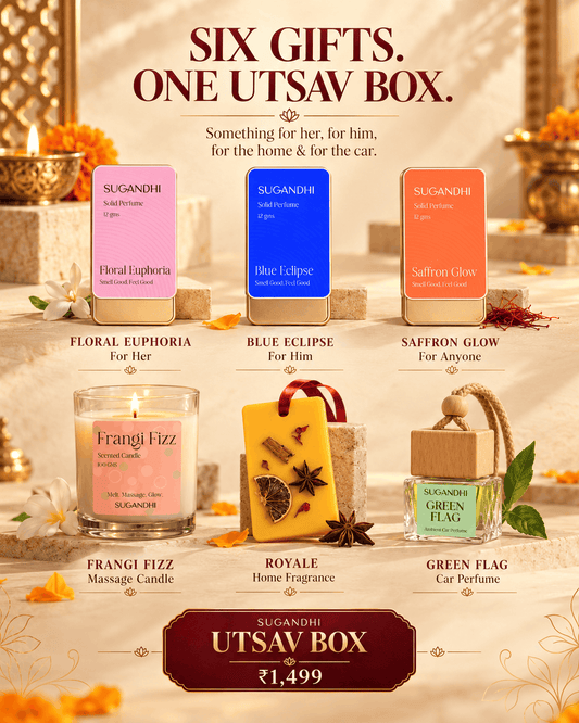 Diwali Utsav Box – 6 Fragrances for Home, Car & Family